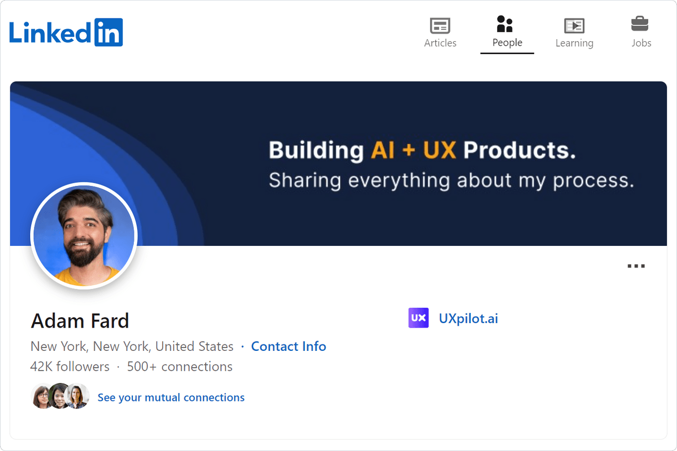 UI UX Design Agency for SaaS, Fintech & AI | Adam Fard UX Studio